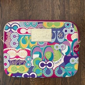 COACH laptop cover